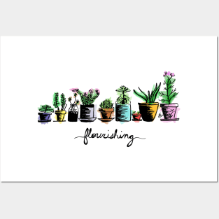 Flourishing (color) Posters and Art